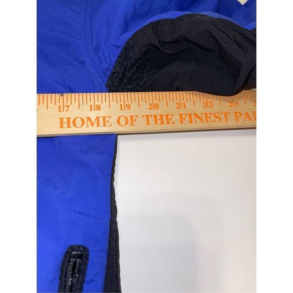 WYOMING WEAR Men's Medium Blue Zip Micro Rip Stop Nylon Rain Snow Jacket VTG USA - Picture 5 of 6